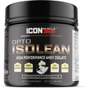 Isolean Whey Protein Isolate Powder, Vainilla, Chocolate, Fresa, Cookies &amp; Crema, Caramelo Saltado, mantequilla de maní de chocolate, 1 libra (Vanilla)