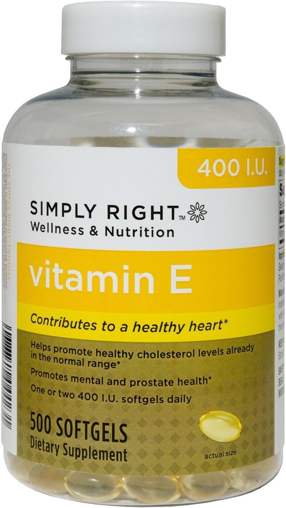 Marca de Miembro Vitamina E 400 UI Softgels - 500 ct.