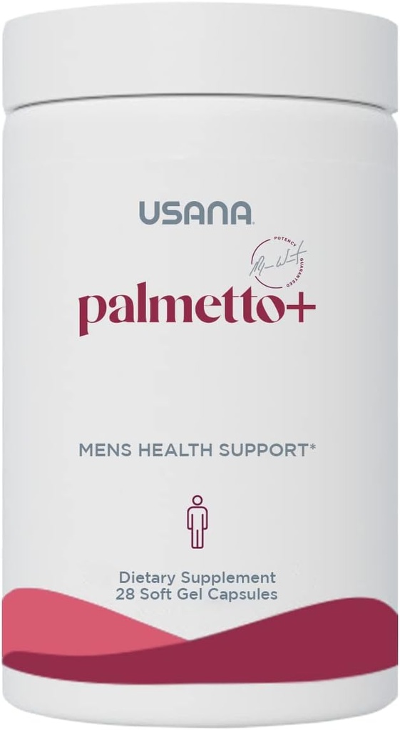 USANA Palmetto Plus Saw Palmetto Prostate Supplement for Men - (28 Capsules per Container) - Tamaño de servicio: 1 cápsula