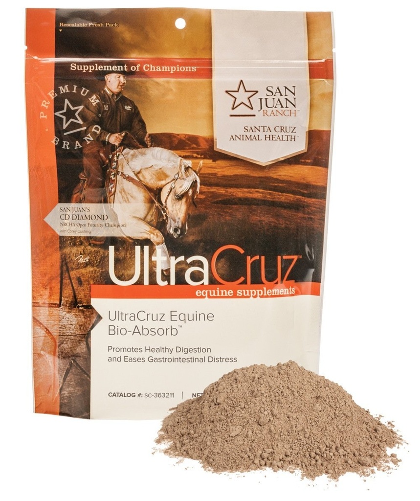 UltraCruz Equine Bio-Absorb Suplemento para Caballos, 1 lb, Polvo (4 Day Supply)