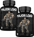 Suplemento de testosterona ONL para hombres - Booster de la carga mayor de testosterona con hierba de cabra cachonda " Maca Root - Tongkat Ali Energy Pills for Stamina " Strength - Test Booster 60 cápsulas (2pk)