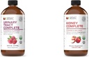 Productos naturales completos Urinary Tract Complete 16oz &amp; Kidney Complete 16oz Bundle