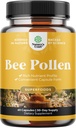Bee Pollen Pills for Breast Growth 60 Ct - Bee Pollen Supplement 1000mg Serving with Naturally Occurring B Vitamins Minerals & Enzymes - Breast Support Supplement - Vegetarian Non-GMO &amp; Gluten Free