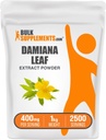 BulkSupplements.com Extract Powder Damiana - Suplemento Damiana, Suplemento Herbal - Vegan & Gluten Free, 400mg por Serving, 1kg (2.2 lbs) (Pack of 1)