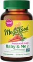 MegaFood Baby &amp; Me 2 Vitaminas posnatales para las mujeres Lactancia con folato (formulario natural ácido alimenticio), Choline, Iodine, Vitamina D, Moringa Leaf y Más - 120 Tabs (60 Servings)