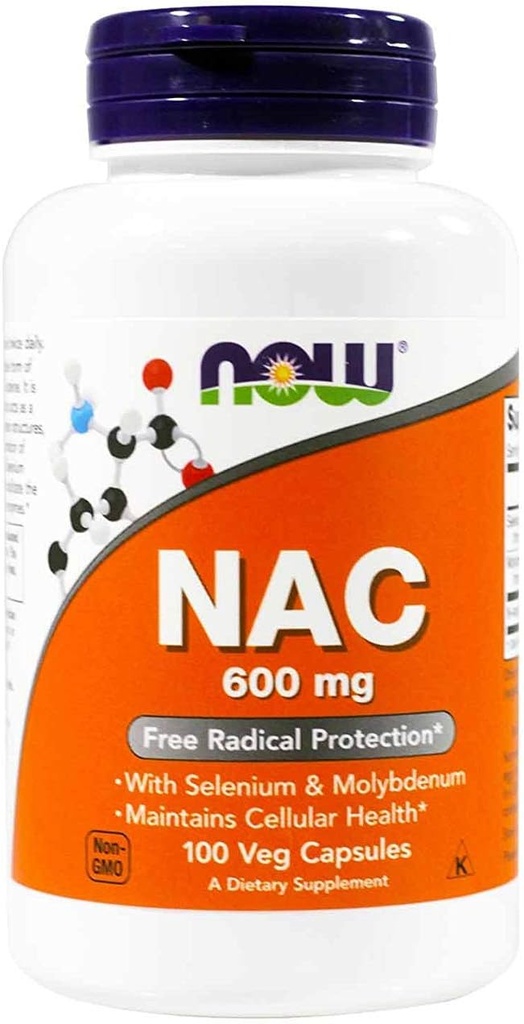 Ahora Alimentos NAC 600 mg - 100 Vcaps 2 Pack