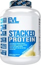 Evlution Nutrition Stacked Protein Protein Powder con 25 Gramos de Proteína, 6 Gramos de BCAAs y 5g de Glutamina (Vanilla Ice Cream, 5 LB)