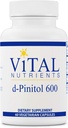 Nutrientes vitales - D-Pinitol - Para mantenimiento y apoyo de la salud ovárica - 60 cápsulas vegetarianas por botella - 600 mg