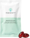 Femininity Smooth como Relleno de 30 días de sequedad vaginal (60 Softgels) – Sea Buckthorn Oil con 365 mg Omega 7 + Omega 3 y Omega 9