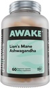 Mushroom Genetics Lions Mane " Ashwagandha Supplement Capsules - Nootropic Mushroom for Brain, Memory " Stress Relief ← Fruiting Body " Ashwagandha Root for Focus, Energy " Wellness "