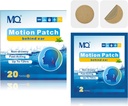 MQ 20ct Motion Sickness Patches, Medium Color, Sea Sickness Patches Non Drowsy & Waterproof, Cruise Ship Travel Essentials, Fast Acting & Long Lasting 72H