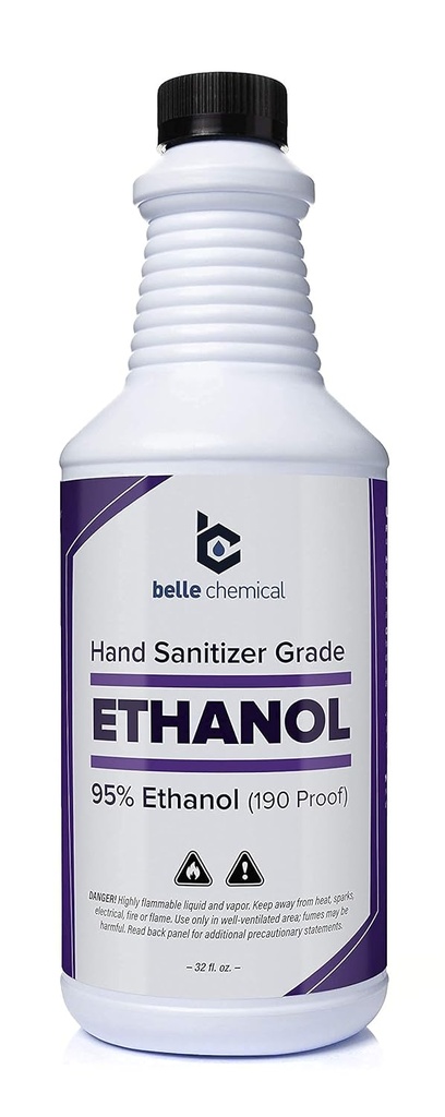 Etanol de grado médico - 95% de alcohol de etilo - para la producción de sanitizante de mano - sin olor de fermentación - no contiene metanol