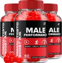 Primal Testo Boost RX ACV Gummies para Hombre – PrimalTesto Boost RX Male ACV Gummies Suplemento Todo-Natural, Primal TestoBoost RX Gummies Comentarios (3 Pack - 180 Gummies)