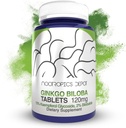 Nootropics Depot Ginkgo Biloba Extract Tablets TEN 120mg TEN 90 Conde Silencio Mínimo 10% Kaempferol Glycoside + 2% Bilobalide TEN may Help Promote Cognitive & Cardiovascular Function