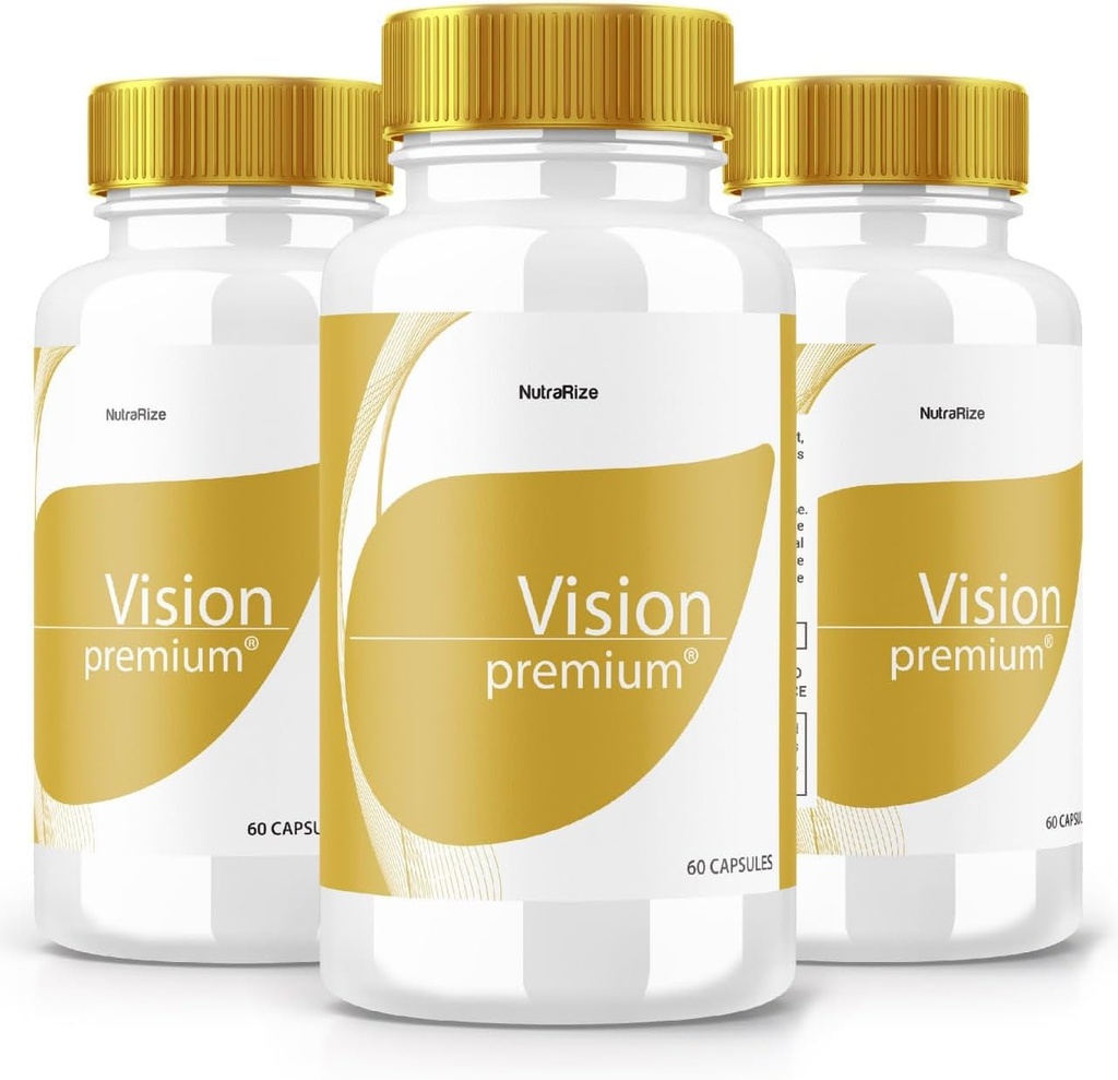 (3 Pack) Vision Premium, Premium Eye Support Suplemento, Vision Premium para mejorar la concentración y el enfoque, Vision Premium All-Natural Pills for Healthy Eyes, VisionPremium Reviews (180 cápsulas)