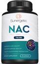 Premium NAC Suplemento N-Acetyl Cysteine – 750mg Por Capsule – Soporta Liver, Detox Immune, Celular &amp; Respiratory Health – 90 N Acetyl Cysteine Capsules