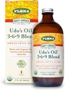 Flora Udo's Oil 3-6-9 Blend - Vegan Omega-3 &amp; Omega-6 Oil - Contiene aceite de coco orgánico, aceite de semilla de Flax &amp; Más - Mantén Chilled - 17 fl. oz.