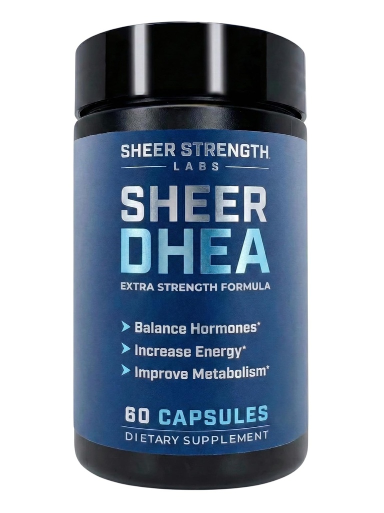 DHEA Suplemento para hombres DHEA 100mg - Suplemento de DHEA puro para hombres para la fuerza y equilibrio hormonal - DHEA para mujeres y hombres - Absorción mejorada de alta pureza 60 SV USA