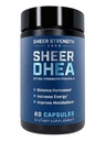 DHEA Suplemento para hombres DHEA 100mg - Suplemento de DHEA puro para hombres para la fuerza y equilibrio hormonal - DHEA para mujeres y hombres - Absorción mejorada de alta pureza 60 SV USA
