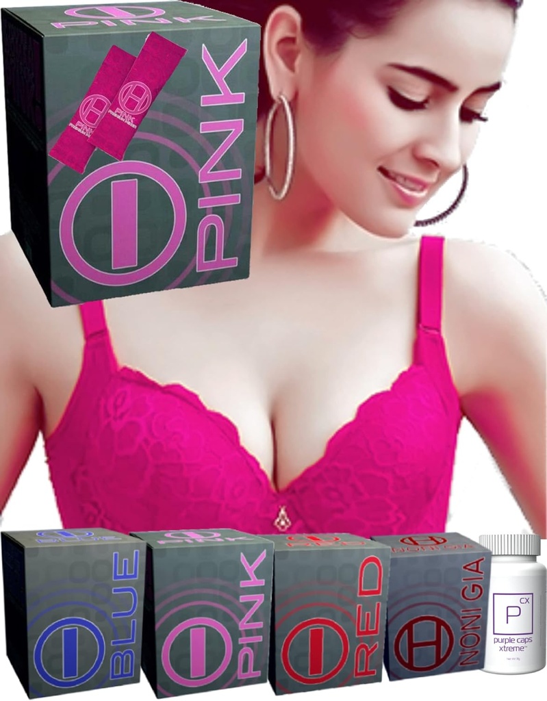 Bhip - Naturaleza Rosa i-Pnk Suplemento de Bebida Energética - Apoyos Skin Health and Hormonal Balance - 1 Bottle