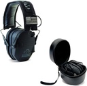 Razor Slim Electronic Shooting Hearing Protection Muff (Sound Amplification and Suppression) con Protective Case