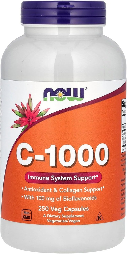 Ahora Alimentos C 1000, 250 cápsulas