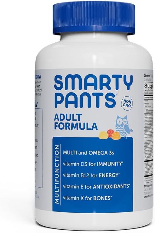 SmartyPants Adult Multi &amp; Omegas Gummies, 180 Condes
