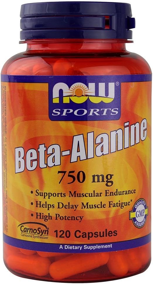 Ahora Alimentos Beta Alanine 750 mg-120 cápsulas