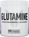 FINAFLEX Pure GLUTAMINE, Unflavored Powder - 10.6 oz - Reduce la desintegración muscular &amp; soporta niveles de nitrógeno - 100% Pure L-Glutamina - 60 Servimientos