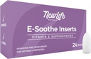 NewLife Naturals Vitamina E Suppositories 38IU - Vaginal Dryness Irritation Menopause Atrophy Relief - All Natural Estrogen Free Feminine Care - 24 Insertos