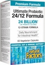 Factores naturales Último Probiótico 24/12 Fórmula - Suplemento de Apoyo a la Salud Digestiva con Probióticos - Inmunidad &amp; Gut Health Support Suplemento - 60 cápsulas vegetarianas (60 piezas)