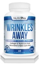 NutraPro Anti Wrinkle and Ageless Skin Vitamins - Dermal Repair Complex for Skin Repair with Collagen & Resveratrol & Alpha - Lipoic Acid & Hyaluronic Acid Supplement to Renew Skin