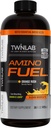 Twinlab Amino Fuel - Pre-Workout y Post-Workout Energy Drink & Suplemento -16 fl oz, Orange Rush