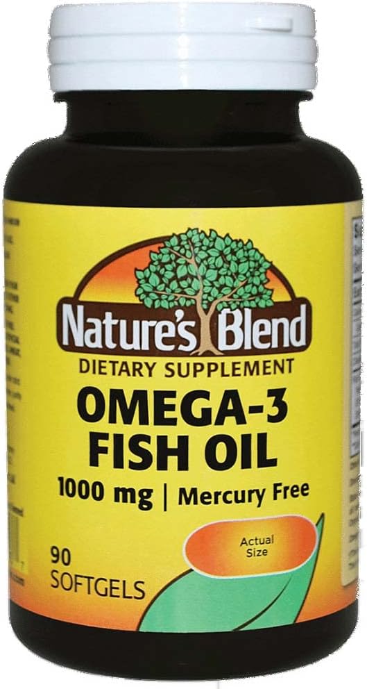 Blend Omega-3 1000mg - 90 Softgels, Pack de 2