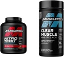 Muscletech Whey Protein Powder Nitro-Tech Whey Protein Isolate &amp; Clear Muscle Post Workout Recovery ← Muscle Builder for Men &amp; Women