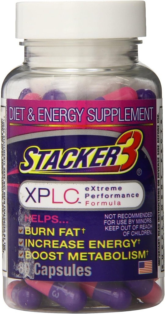 Original Stacker 3 XPLC Extreme Performance Formula, 80 cápsulas