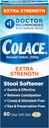 Colace Extra Strength Stool Softener for Gentle Effective Constipation Relief, #1 Doctor Recommended Stool Softener Brand, 250 mg Docusate Capsules, 60 Conde (Pack of 1)