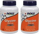 Ahora Alimentos Glycine 1000 mg - 100 VegiCapsules 2 Pack