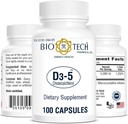 Bio Tech Vitamina D Capsule 53191024401 1 Botella, 100 por Botella