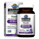 Jardín de la vida Dr. Probióticos Formulados Mood+ Acidophilus Probiótico Suplemento - Promueve Relajación y Equilibrio Digestivo - Ashwagandha para el manejo del estrés - No GMO, Gluten Gratis - 60 Veggie Caps
