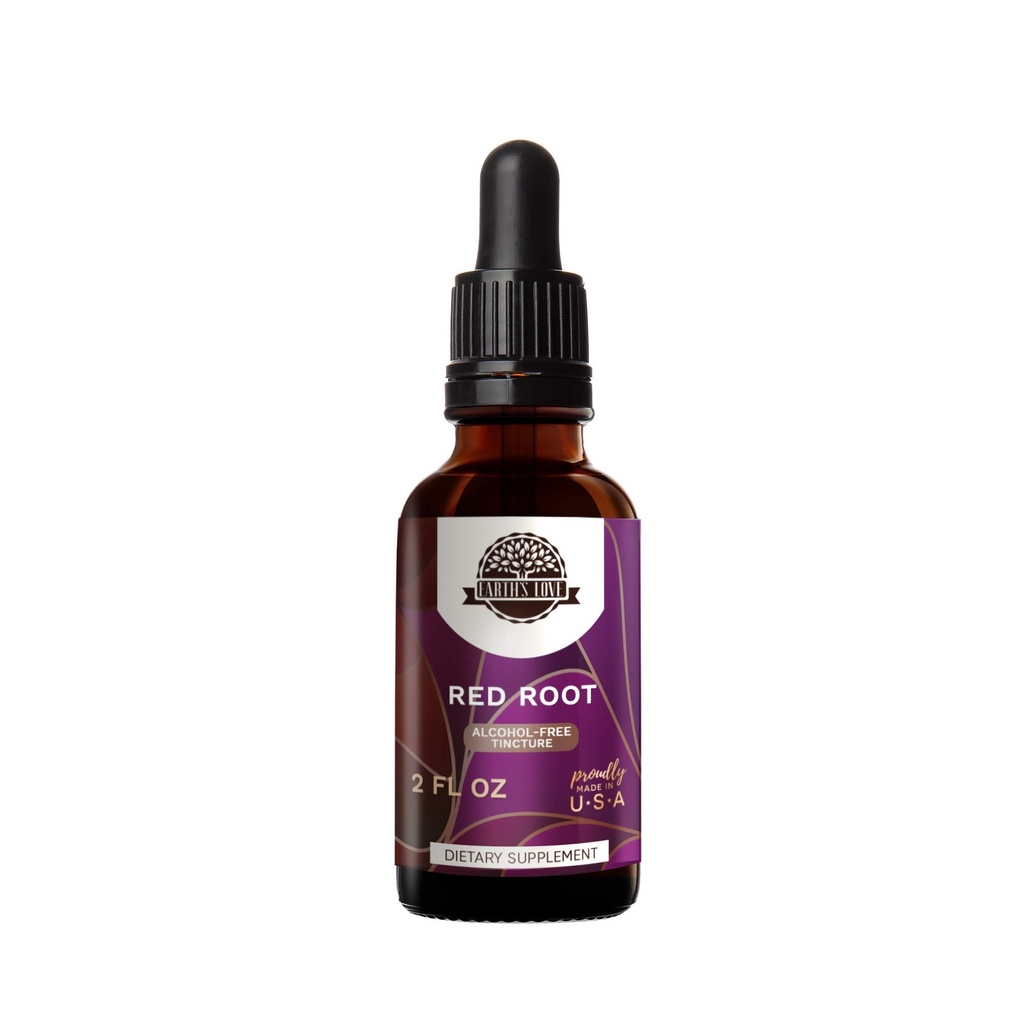 Amor de la Tierra - Red Root Extracto Herbal Libre de Alcohol Tintura, Superconcentrado Rojo Root (Ceanothus Americanus) Root seco (2 Fl Oz)