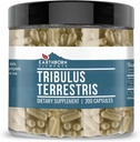 Elementos terrestres Tribulus Terrestris 200 Capsules, Puro ' Undiluted, No Additives