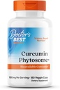 Médicos Mejor Fitosome de Curcumina, Curcumina Biodisponible, No GMO, Gratuito de Goma, Vegan, 1000 mg, 180 Capas de verduras