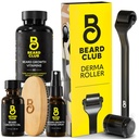 The Beard Club Derma Roller " Essential Beard Kit - Beard Roller, Beard Oil, Beard Spray, Beard Vitamins