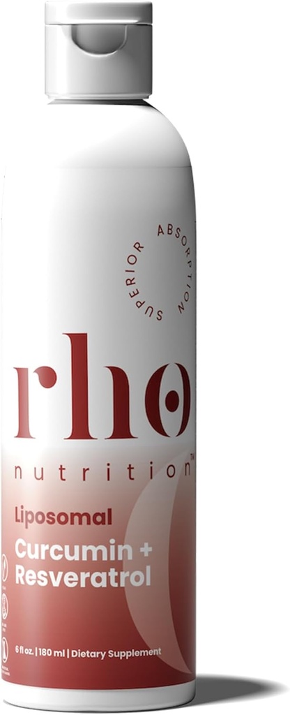 Rio Nutrition Liposomal Curcumin + Resveratrol (1 Pack) – Ultra High Absorption Liquid Curcumin Supplement – Promotes Joint Comfort, Mobility, Cellular Health and Global Well-Being