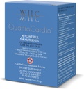 WHC QuattroCardio Omega-3 1200 mg, Vitamina D3 1000 UI, EPA 600 mg, DHA 495 mg, Vitamina K2 90 mcg, CoQ10 100 mg, Naranja natural, 30 Aceite de pescado Softgels, 30 CoQ10 Softgels & 30 tabletas de perlas Vitamina K2+D3
