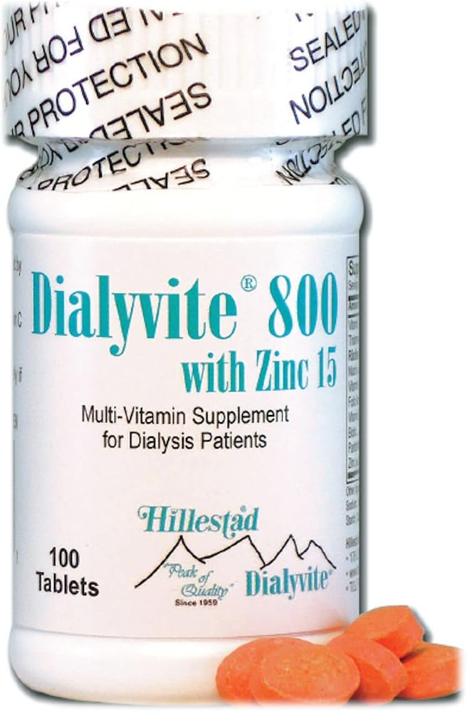 Dialívite 800 con zinc 15 mg. - 100 Tabs (Suplemento renal)