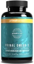 Primal Harvest Omega 3 Suplementos de aceite de pescado, 30 Servidores de geles blandos cápsulas w / 1000mg EPA + DHA Suplementos, No Fishy Burps No GMO Omega 3 ácido graso