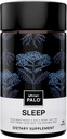 PALO Sleep &amp; Stress Support – Suplemento Vegan Libre de Melatonina con raíz orgánica de Valeria, L-Theanine, Magnesium, Chamomile, Lemon Balm &amp; Passionflower – 90 cápsulas