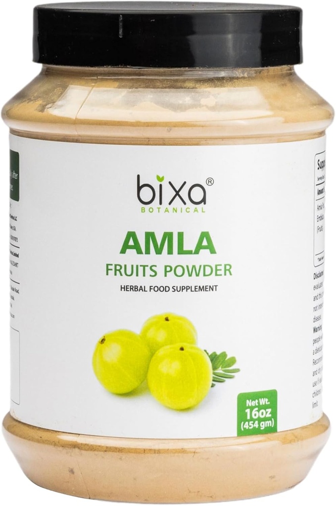 bixa BOTANICAL Amla Powder (Emblica officinalis),1 Libra (16 Oz)